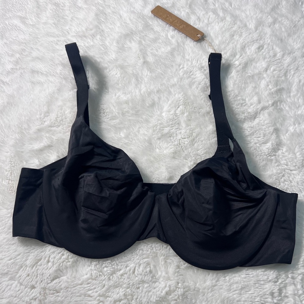 SKIMS Smoothing Intimates Full Coverage Bra Onyx Black 34B BA-PLG-2610 NEW